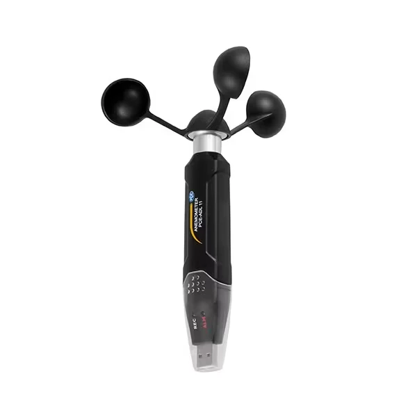 Airflow Meter, USB Datalogger Cup Anemometer