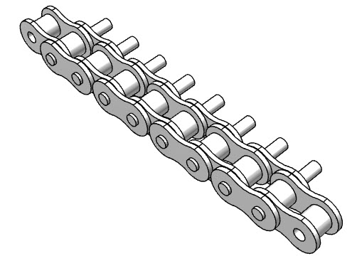 Roller Chain, 50 Pitch, Roller Chain, 50 Feet Length