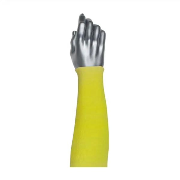 Arm Protection Cut Resistant Sleeve, 12 Inch Size, Yellow, Each