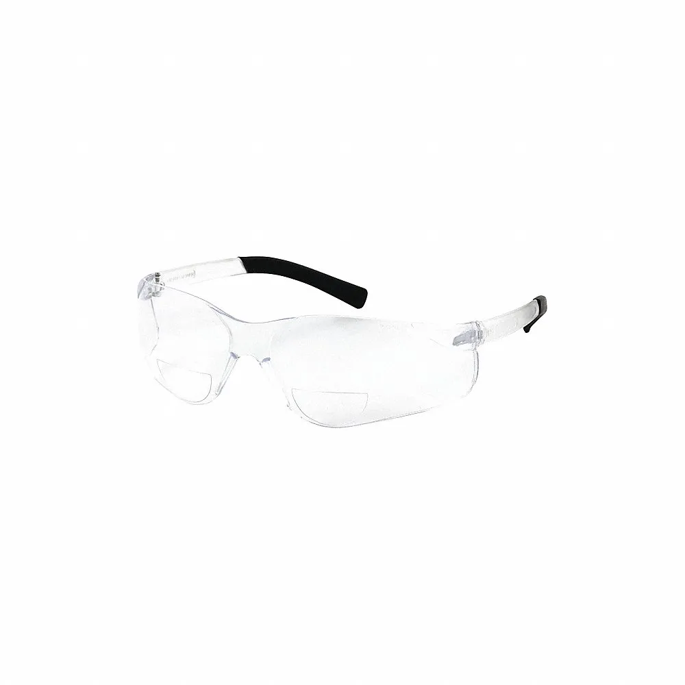 Bouton Rimless Frame Reader Clr, Anti-Scratch, No Foam Lining, Wraparound Frame