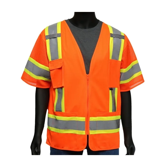 Protective Clothing High Visibilty Vest, 3XL, Hi-Vis Yellow, Each