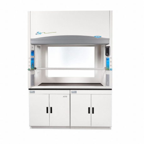 Filtered Fume Hood, 96 Inch Width, 66 1/5 Inch Height, 115V, 5 Filters Required