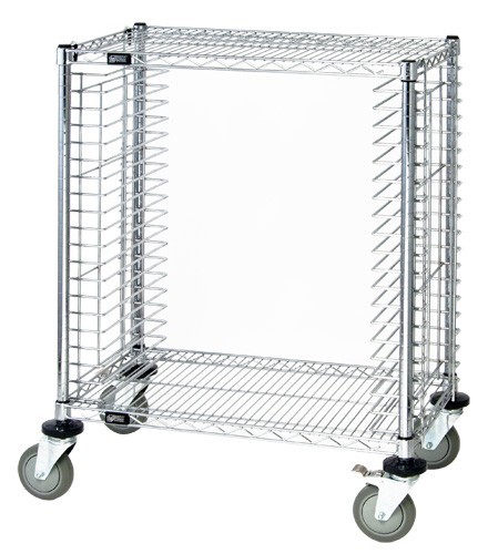 Tray Cart, Conductive, 18 x 30 x 39 Inch Size