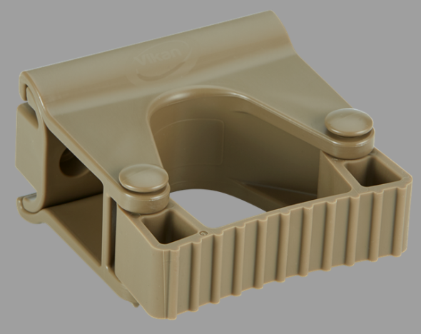 Wall Bracket, Grip Band Module, 3 Inch Size, PP/TPE/PAI, Brown