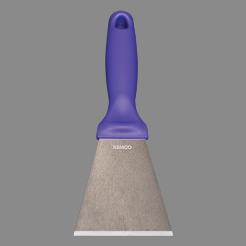 Scraper, 3 Inch Size, Stainless Steel, Purple