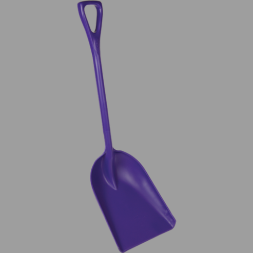 Hygienic Shovel 42 Inch Length Purple