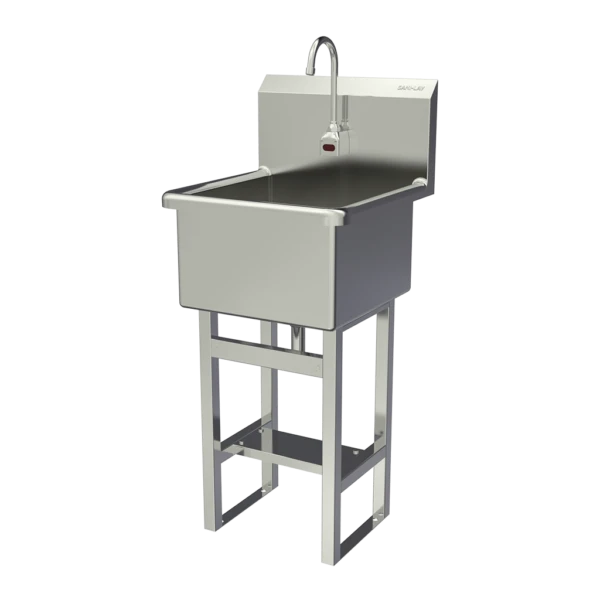 Sink Bowl, 0.5 Gpm Flow Rate, Ac Powered