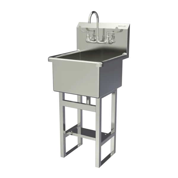 Sink Bowl, 0.5 Gpm Flow Rate, 21 x 21-1/2 x 45-1/2 Inch Size