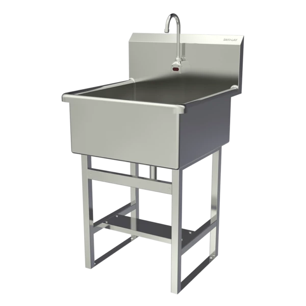 Sink Bowl, 0.5 Gpm Flow Rate, 27 x 27-1/2 x 45-1/2 Inch Size