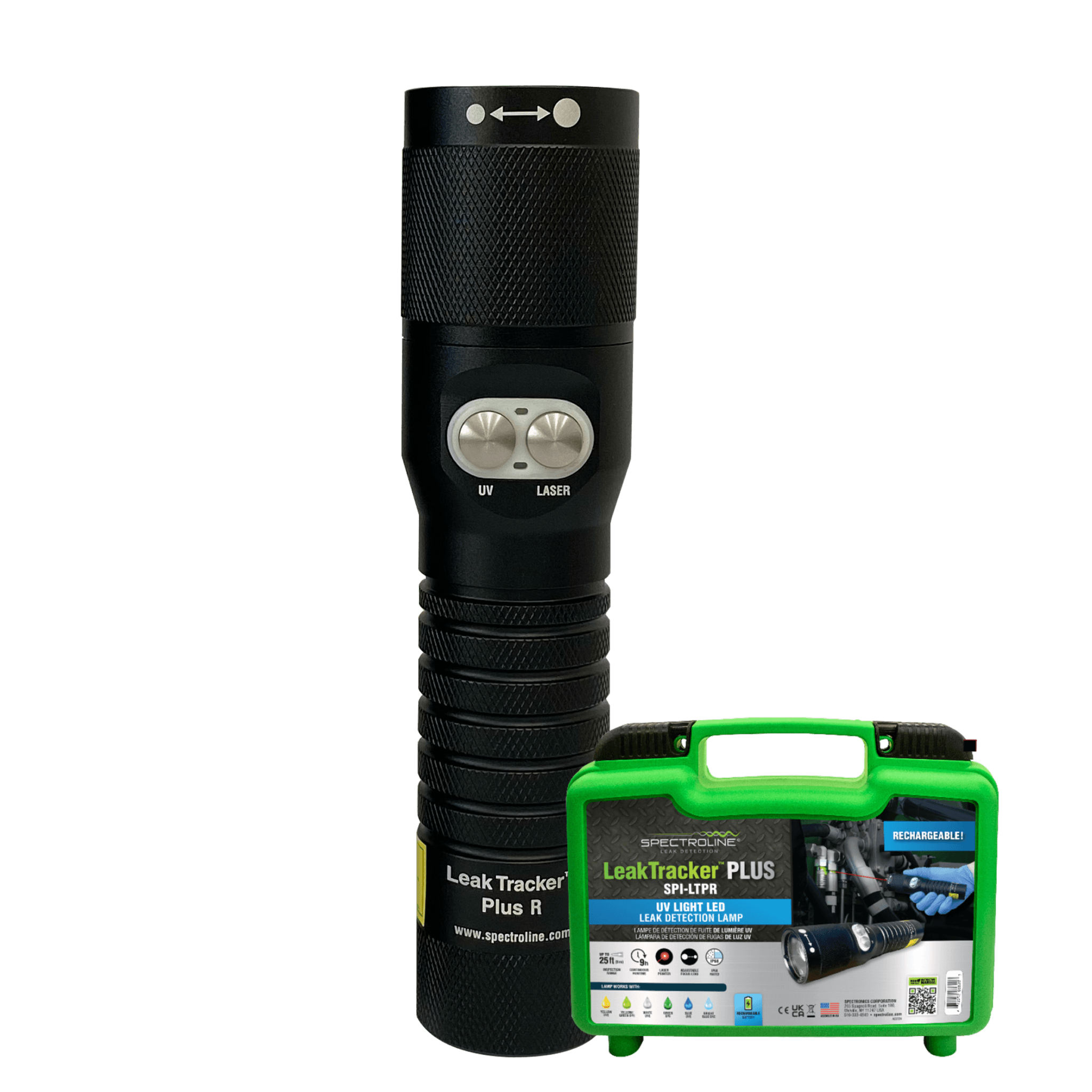 Inspection UV Flashlight, Cordless, Rechargeable, With Charger, Type A Plug, UV Spectacle