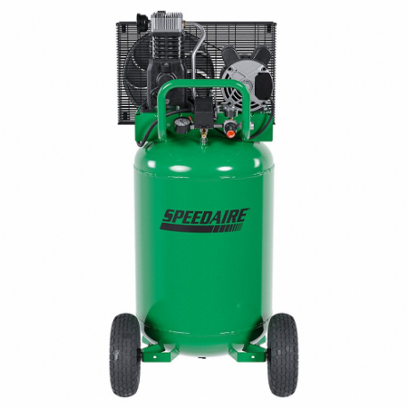 Air Compressor, Splash Lubricated, 30 Gal, Vertical, 2 Hp, 6.2 Cfm At 90 PSI