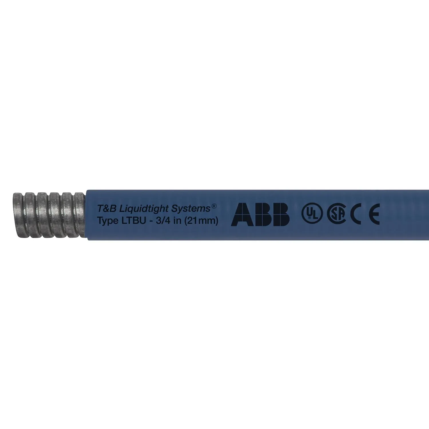 Metal Conduit, Liquid tight Flexible, -20 To 60 Deg C Temp Range, Ltbu Type, Blue, 100Ft.