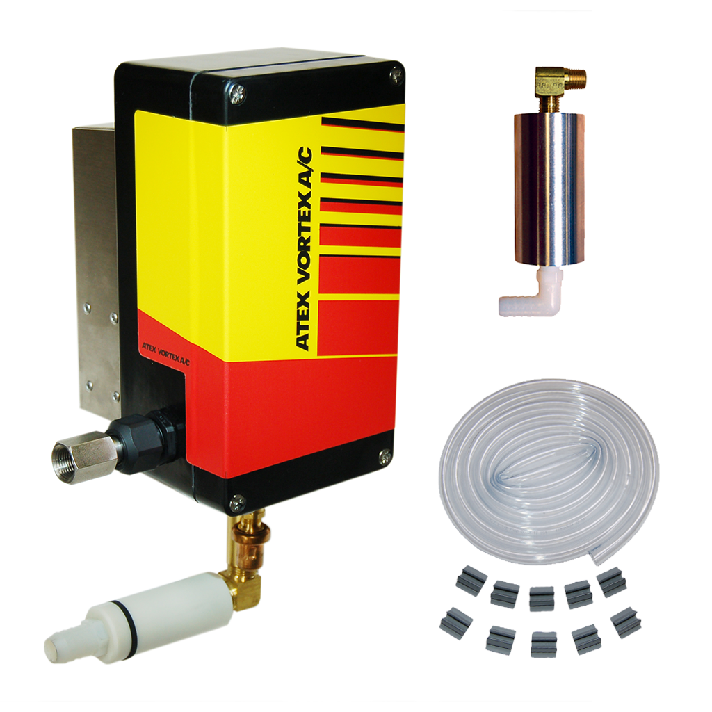 Vortex A/C, 1500 BTU/hr, NPT Ports, Without Filter