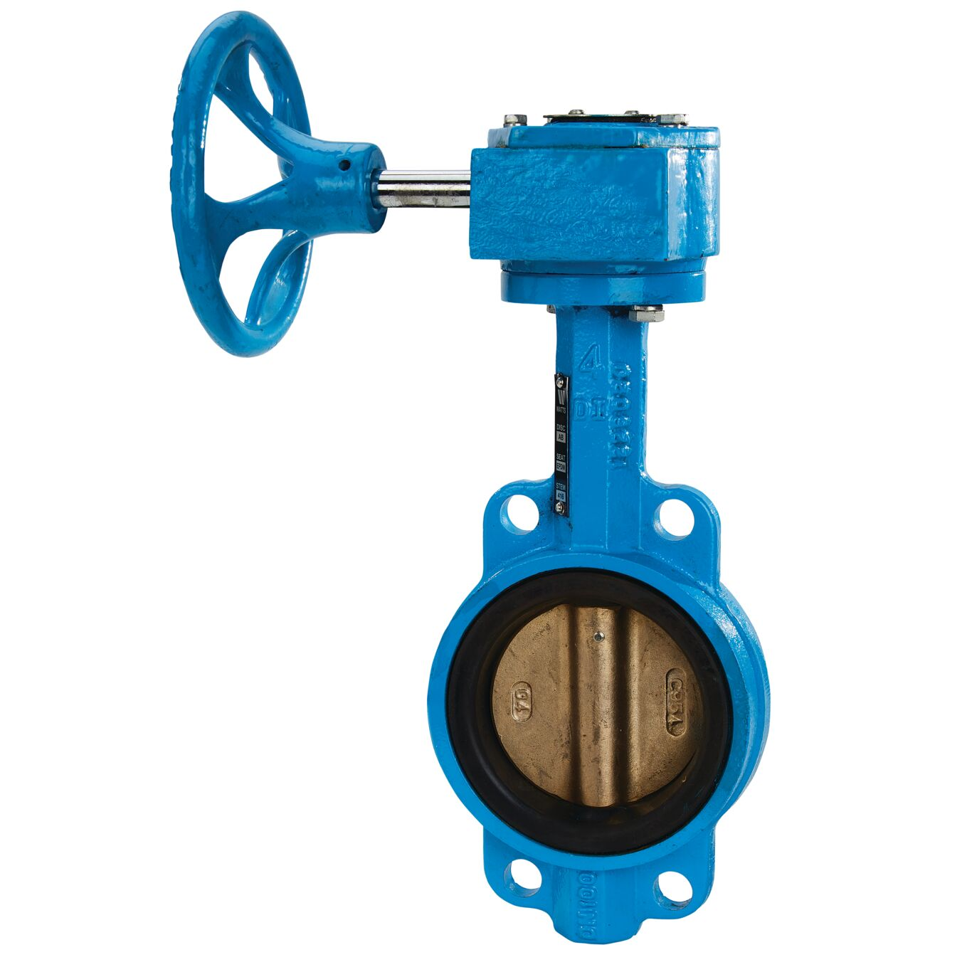 Domestic Wafer Butterfly Valve, 289 In. Lbs. Torque, 2 1/2 Inch Inlet