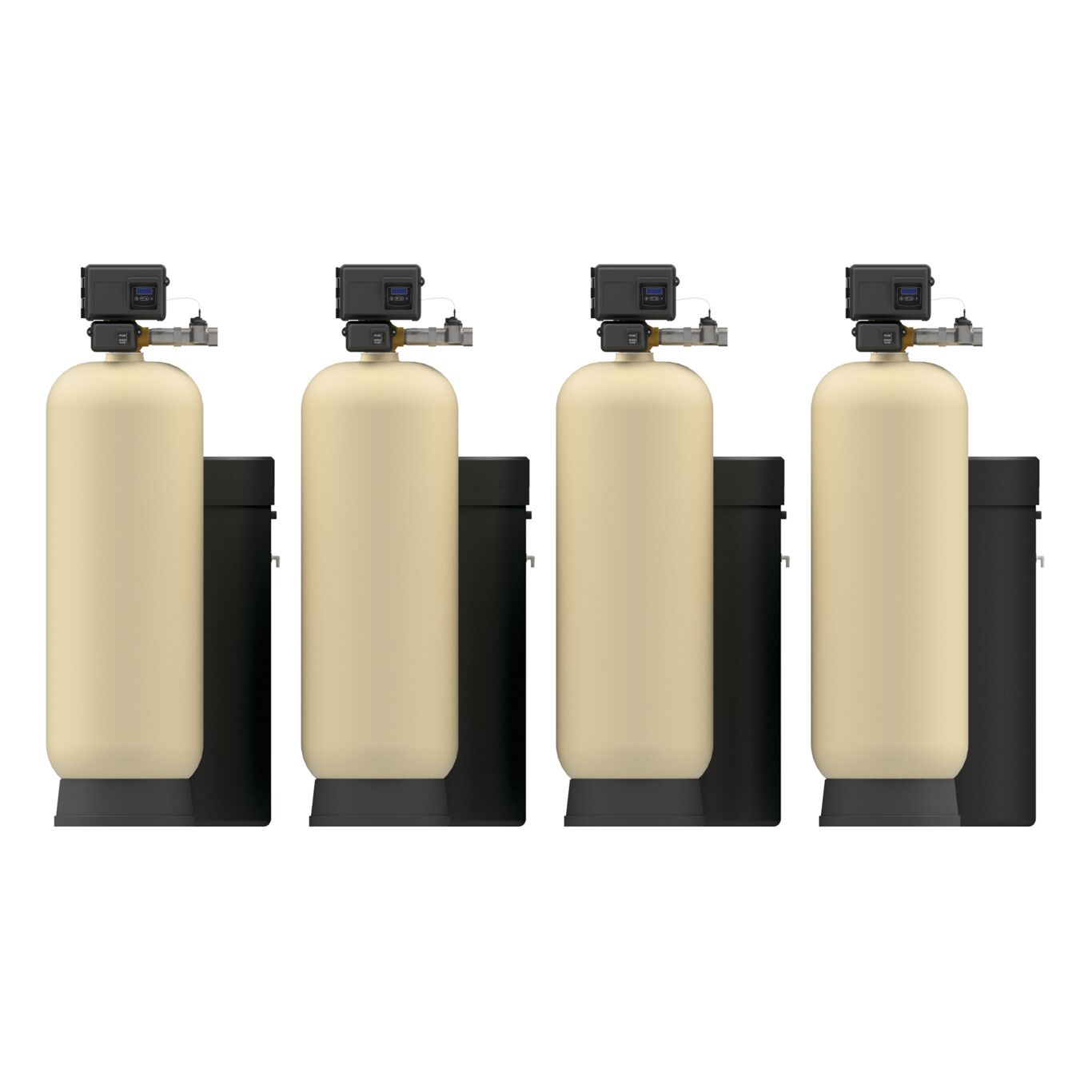 Water Softening System, 100 Gpm Flow Rate, 2 Inch Inlet