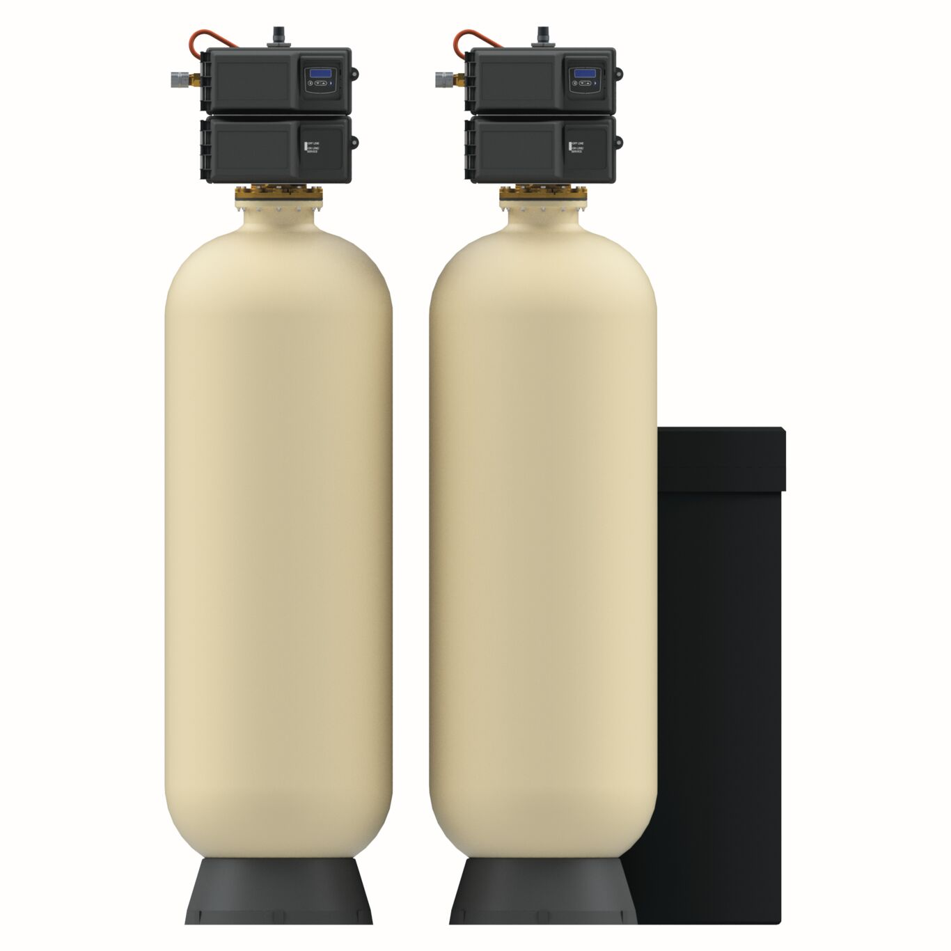 Water Softening System, 185 Gpm Flow Rate, 3 Inch Inlet