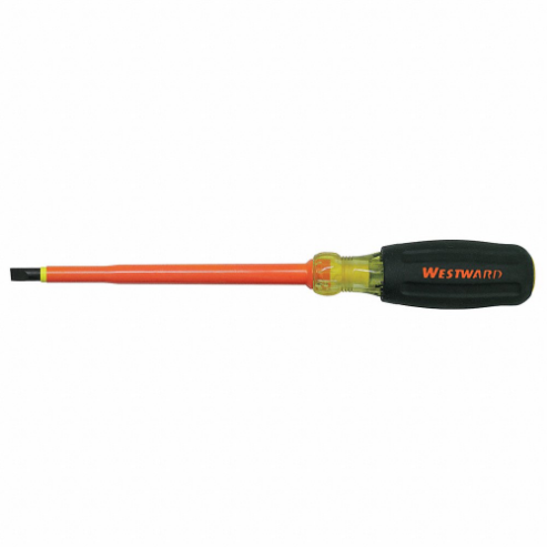 Insulated Slotted Screwdriver 3/8 x 8 In