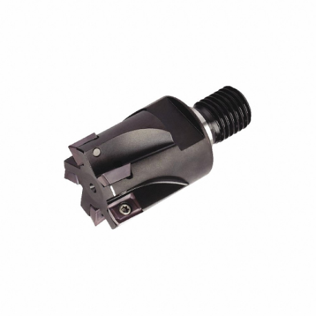 Indexable Profiling End Mill, Threaded, 32 mm Shank Dia, M16 Connection Size