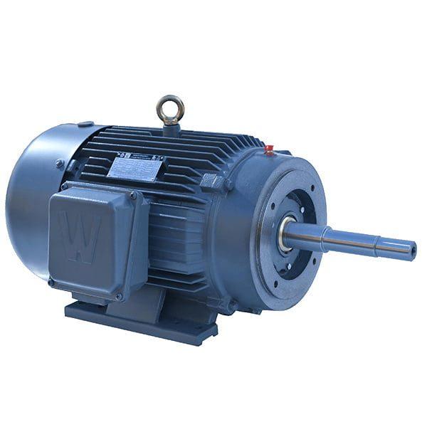 Close Coupled Motor, TEFC, 10 HP, 3600 RPM, 215JP Frame, C Face with Feet