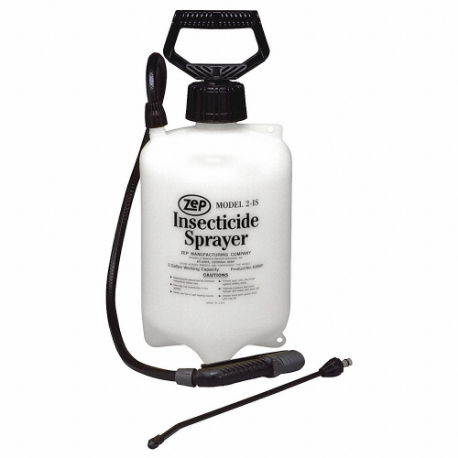 Handheld Sprayer, 2 gal Sprayer Tank Capacity, Plastic, 40 in