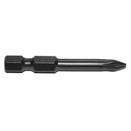 Power Bit, #1 Fastening Tool Tip Size, 3 1/2 Inch Bit Length, 1/4 Inch Hex Shank Size, 5PK