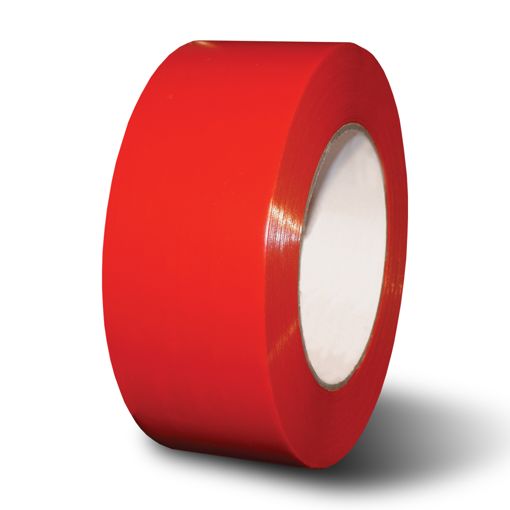 Stucco Tape Roll, Length 180 Feet, Size 2 Inch, Red, 24 Per Case